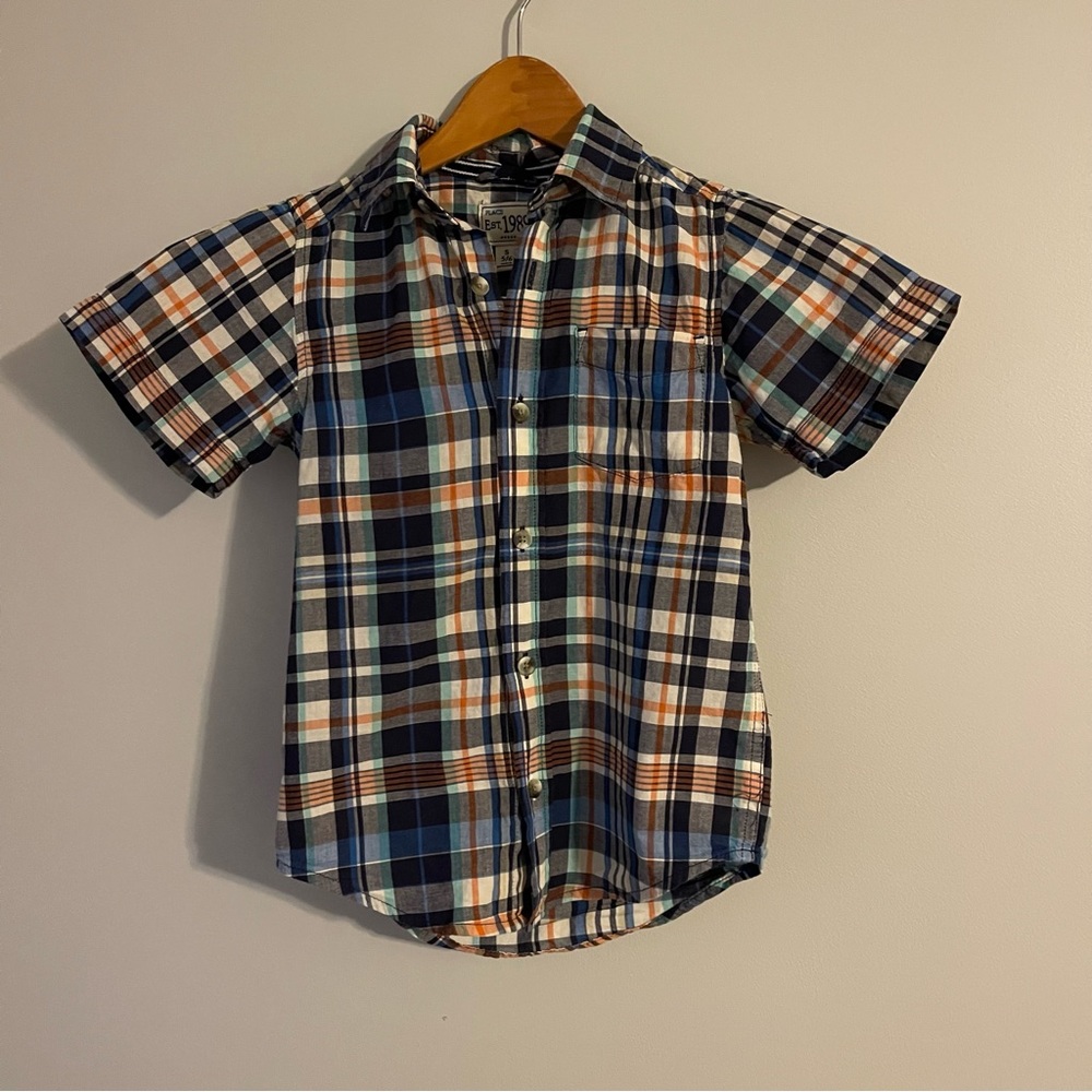 Children’s Place Plaid Shirt Boys Size Small 5/6